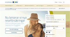Desktop Screenshot of erv.se