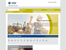 Tablet Screenshot of erv.com